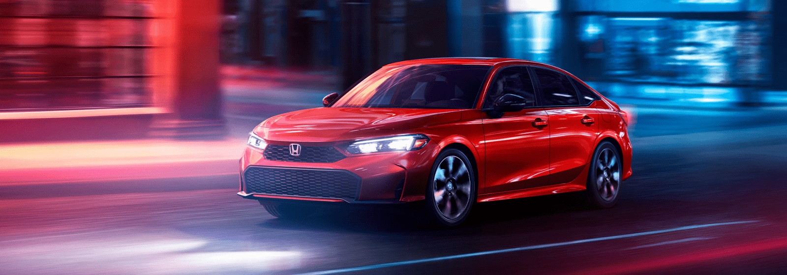 Banner Dalton Honda Civic Hybrid, vista frontal con diseño aerodinámico y elegante