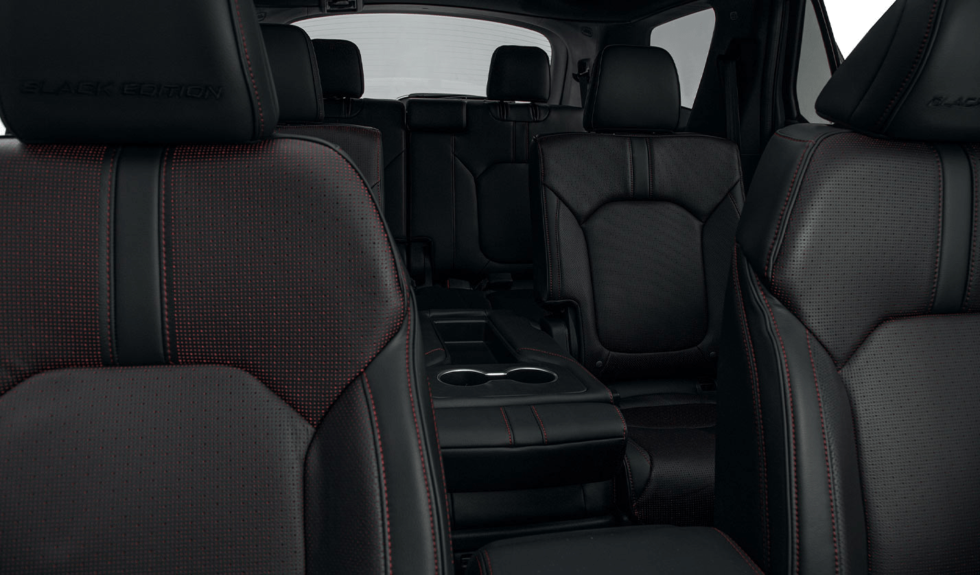 dalton-honda-pilot-interior-asientos-negros Dalton Honda Pilot 2025, interior con asientos de color negro