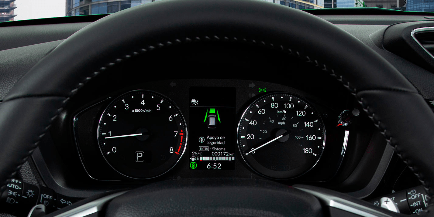 Dalton Honda BR-V 2025, vista del tablero