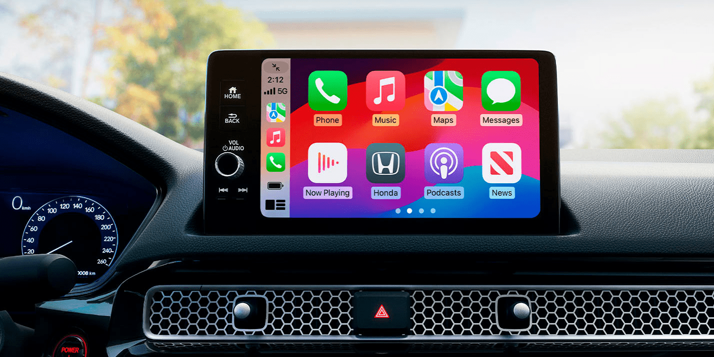 Dalton Honda Civic Hybrid 2025, vista de la pantalla de infoentretenimiento