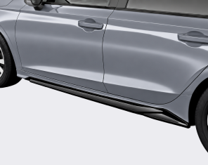 Spoiler lateral color negro